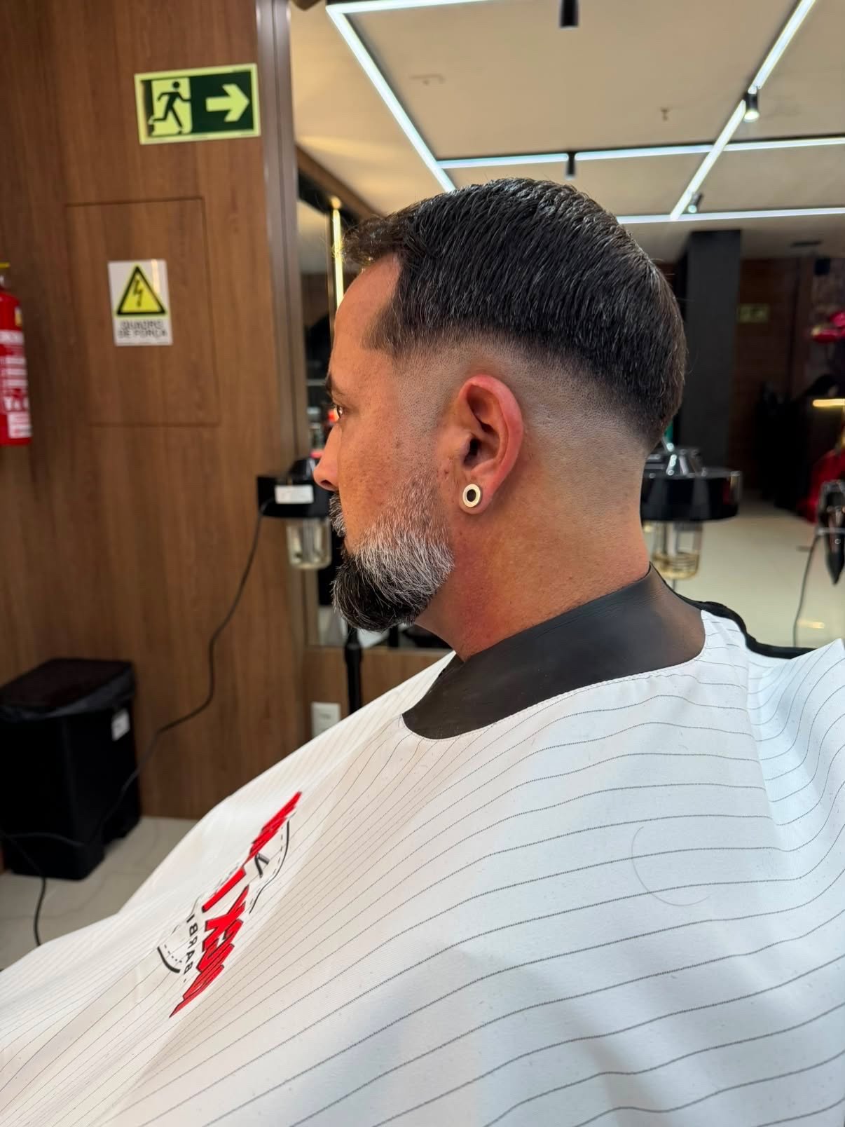 Resultado de corte masculino na Rock N' Barba