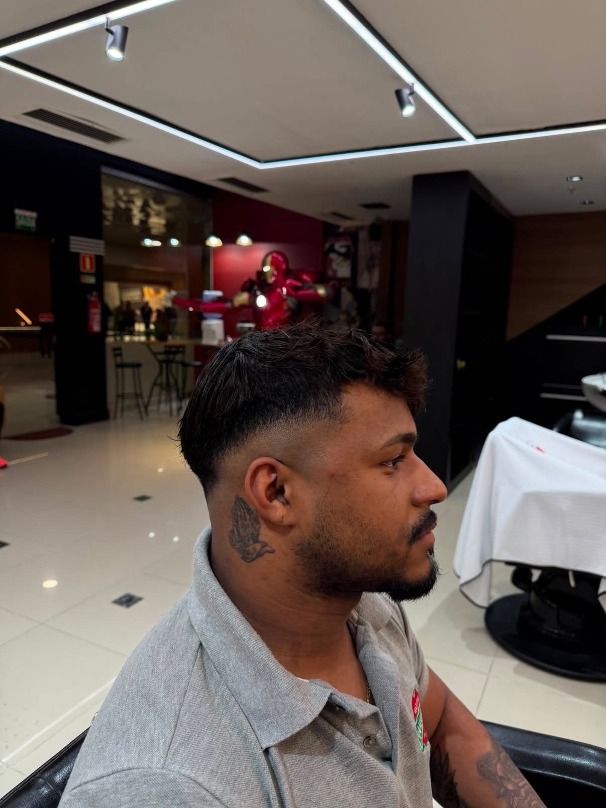 Resultado de corte masculino com degradê