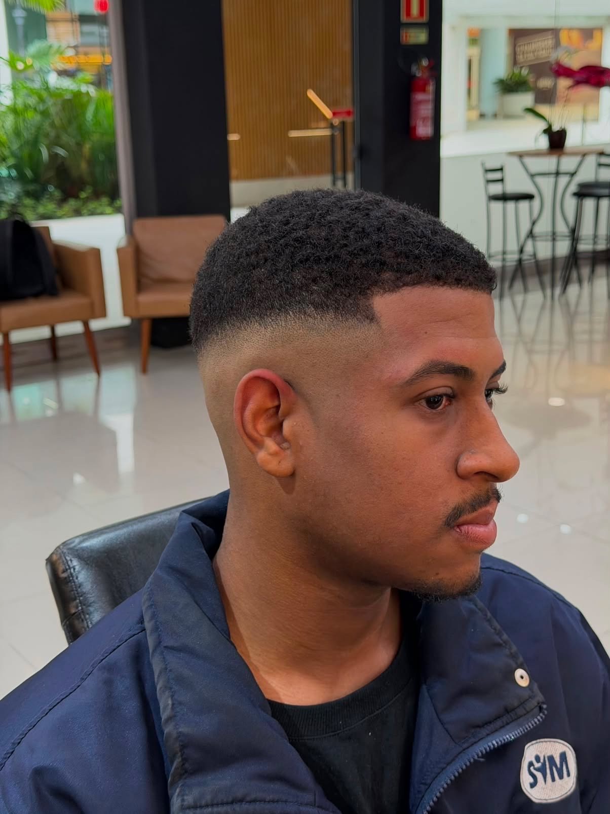 Resultado de corte degradê na Rock N' Barba